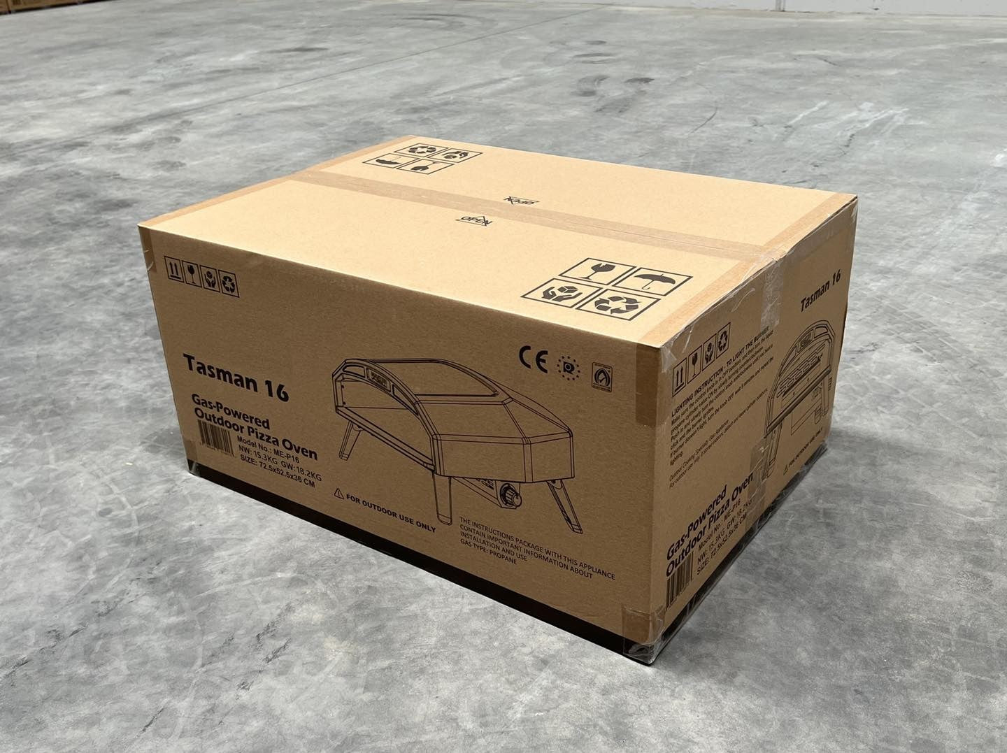 Master Grill 16" Portable Gas Pizza Oven