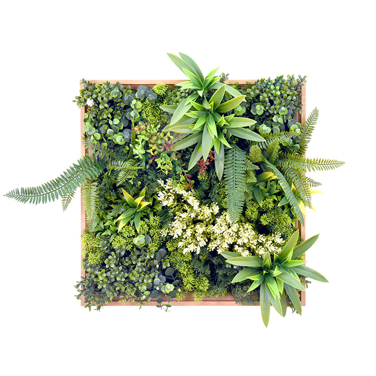 RheaB PS Frame EGK004BV004 50*50cm EdenGreen Vertical Green Wall  Artificial Hedge Tile