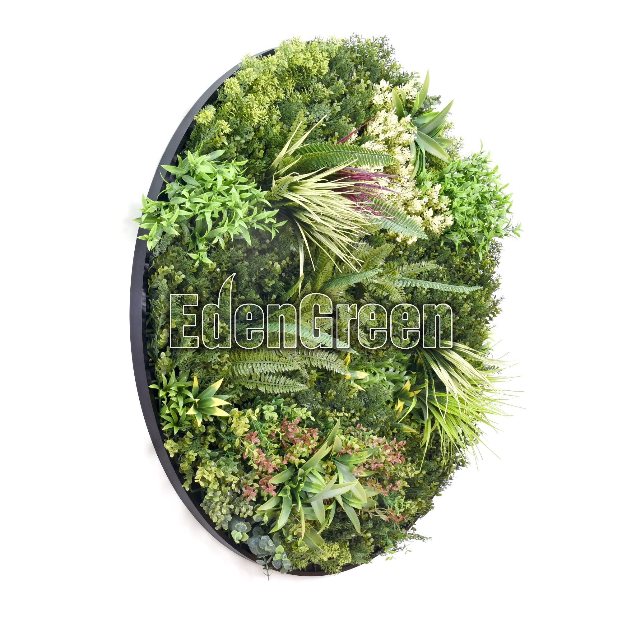 GaeaC EGK003CV031 100cm Disc EdenGreen Vertical Green Wall  Panel Disc Garden Flower Art