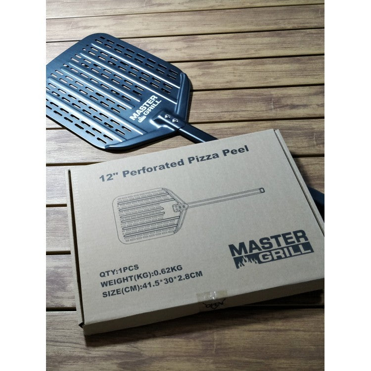 Master GRILL 12" PERFORATED PIZZA PEEL