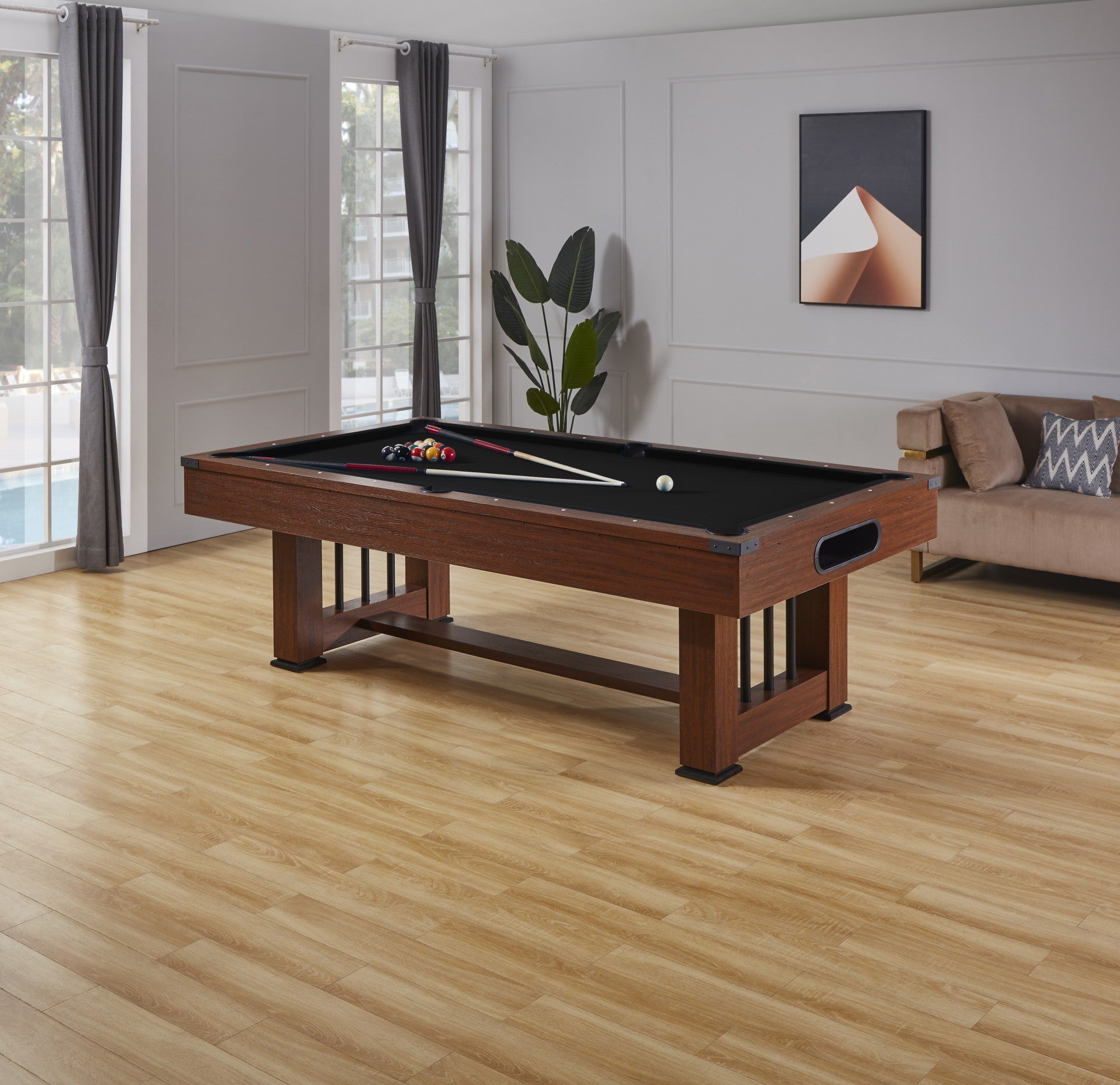 Roma V2 8FT 3IN1 POOL TABLE with BALL RETURN FUNCTION