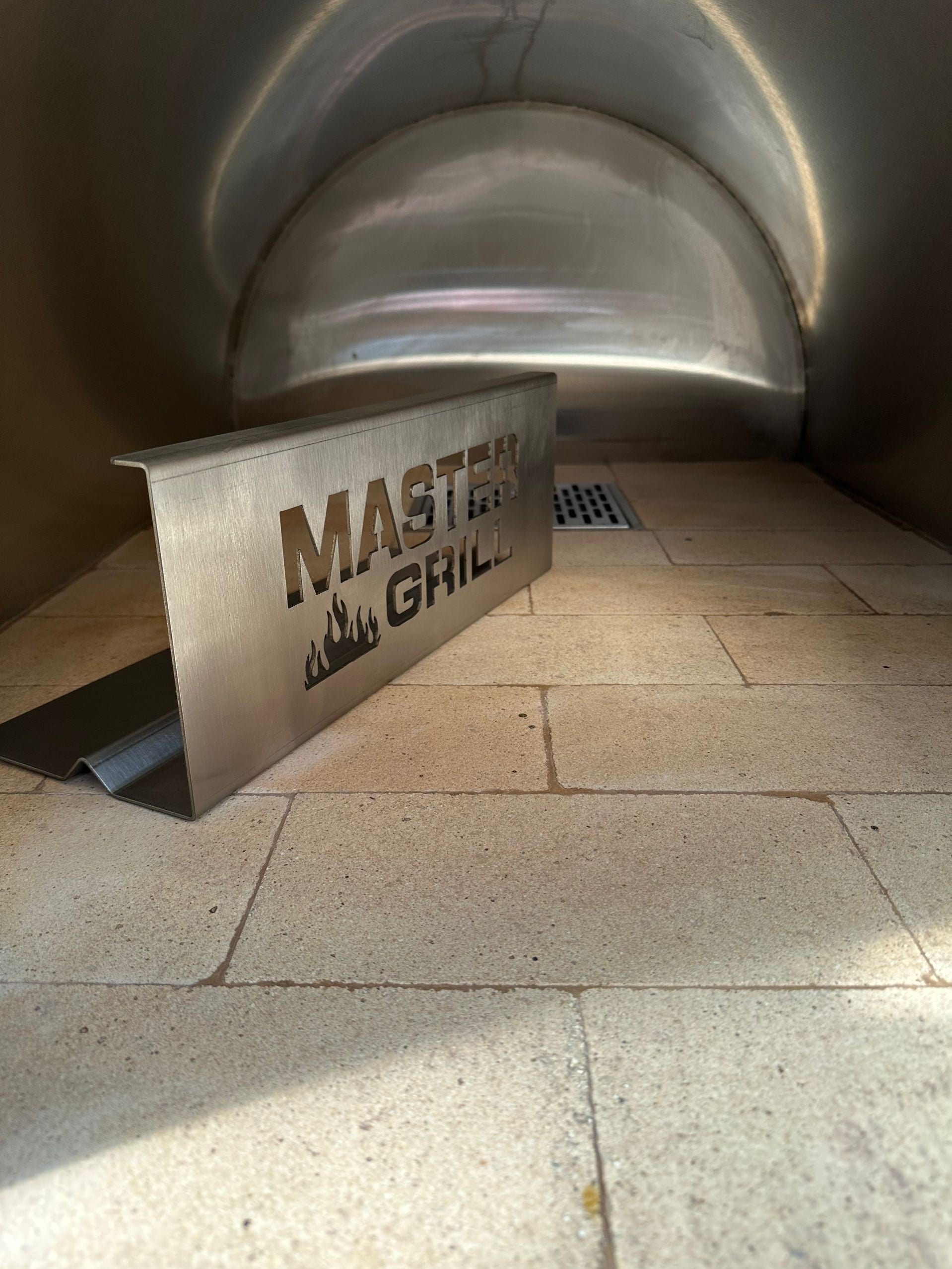 Master Grill Stainless steel Pizza Oven Heat Deflector