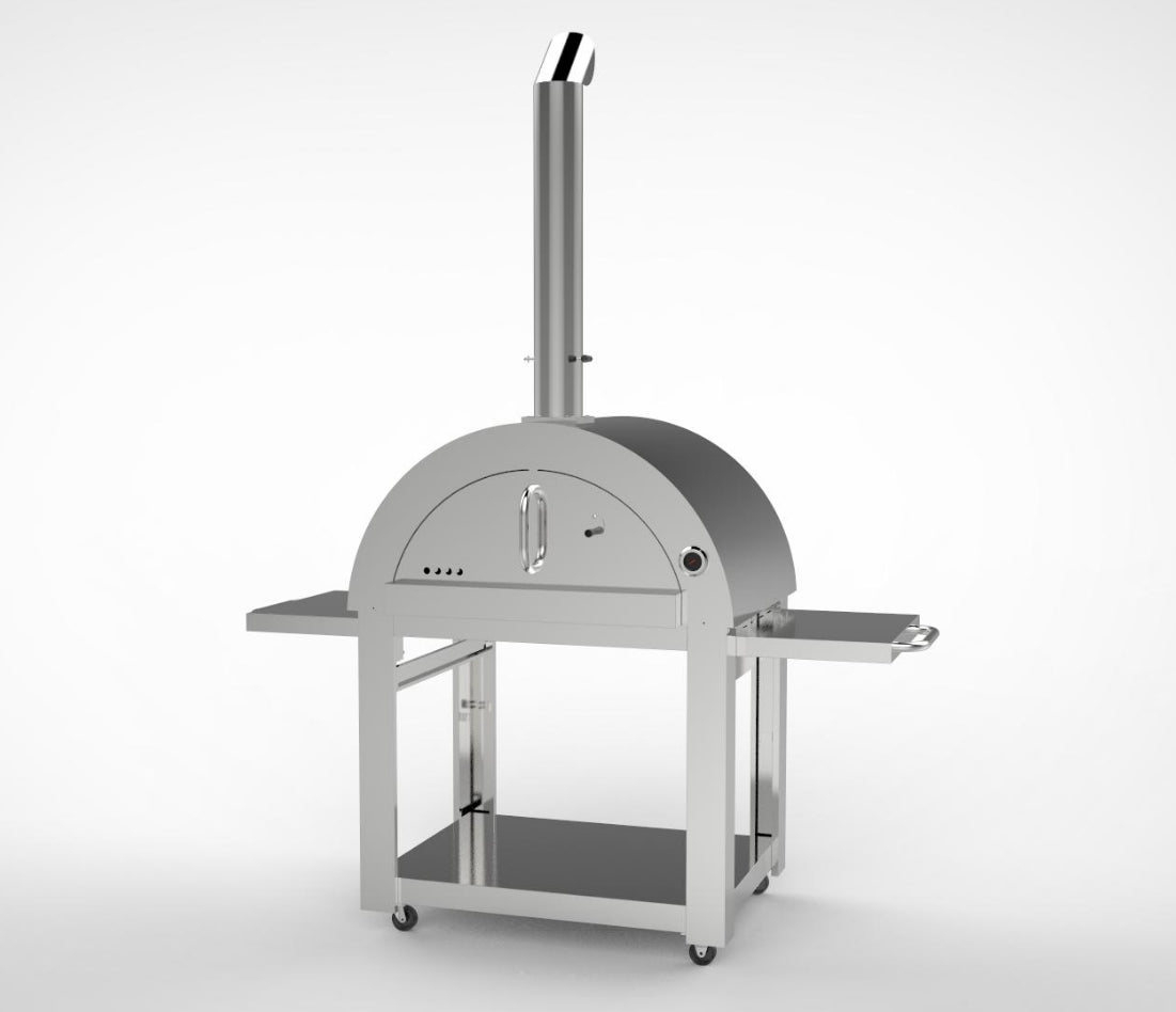 Woodfired Pizza Oven with foldable wings