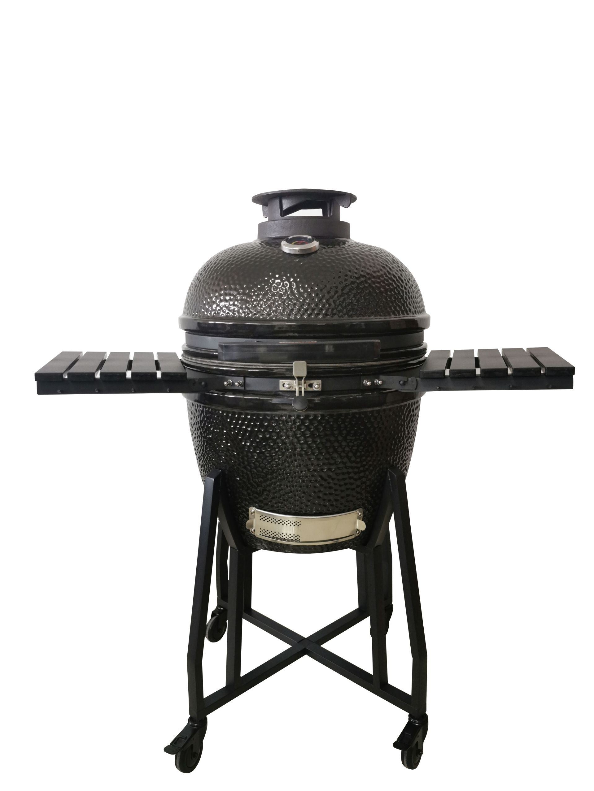 Master Grill 22" Premier Kamado Ceramic Smoker Set