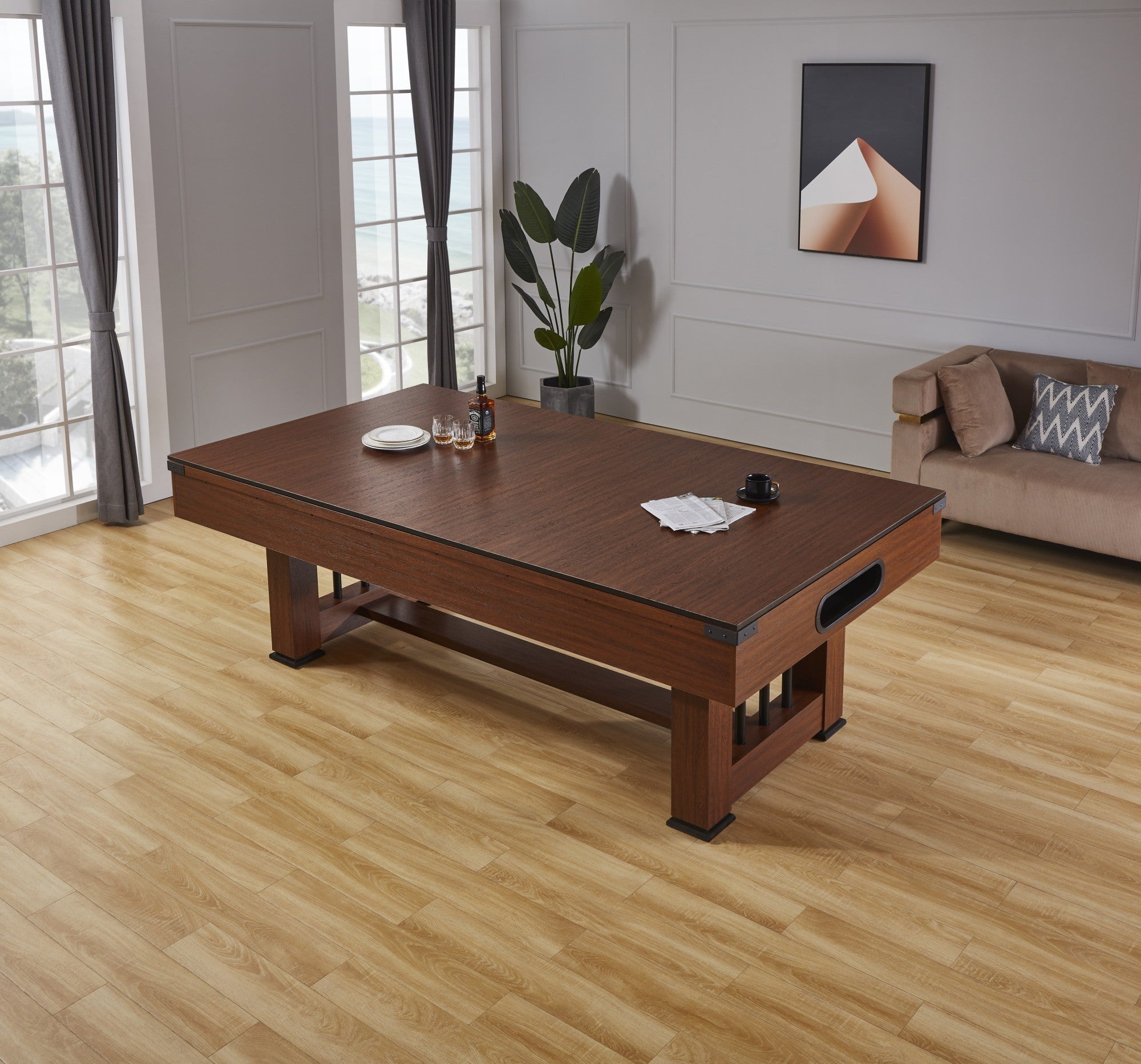 Roma V2 8FT 3IN1 POOL TABLE with BALL RETURN FUNCTION