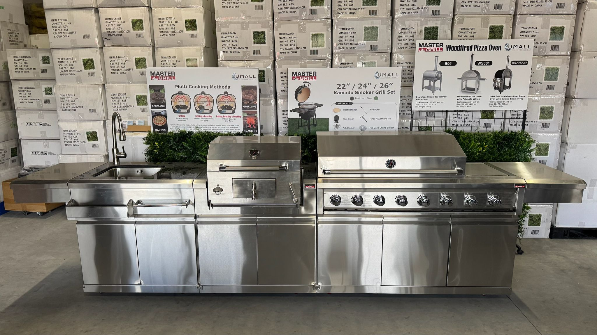 MASTER GRILL ULTIMATE 3-piece MODULAR