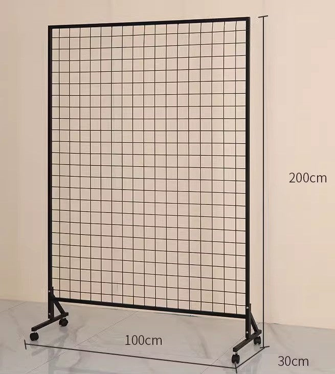 Grid Wall Panel with Wheel