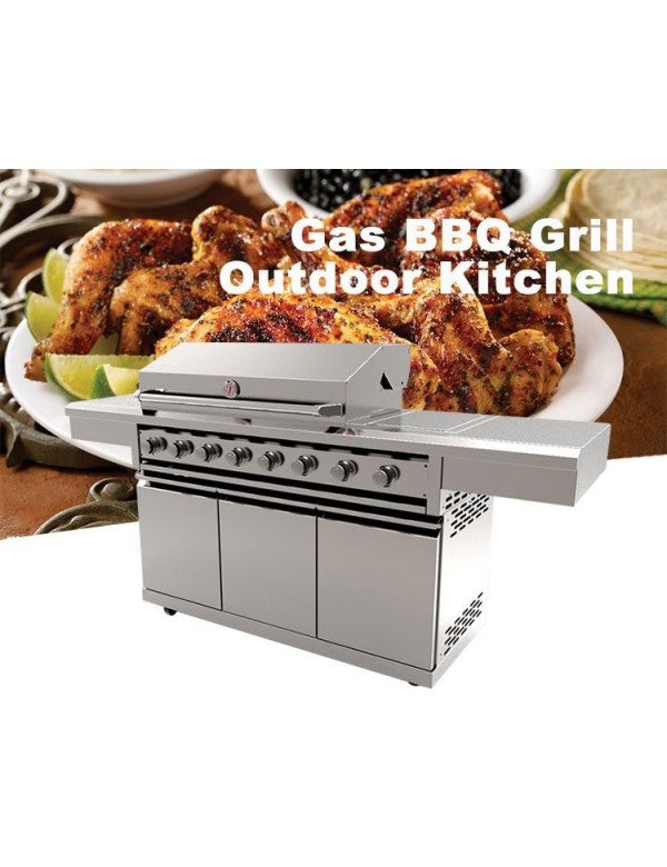 MASTER GRILL ULTIMATE 8 BURNER BBQ GRILL MODULAR