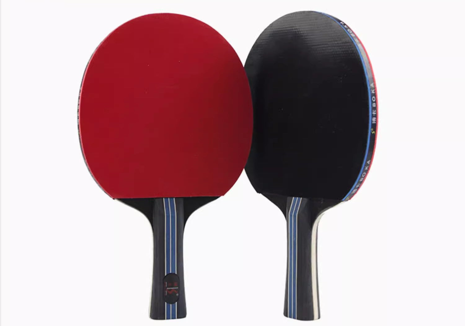 BOKA Training Table Tennis Rackets with Carry Case (2PCS)