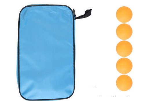 BOKA Training Table Tennis Rackets with Carry Case (2PCS)