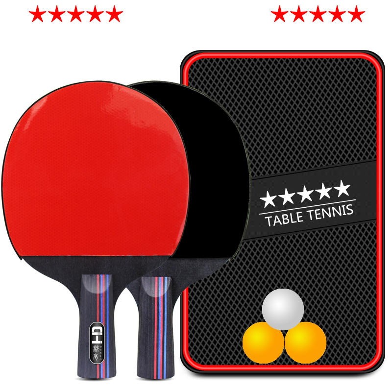5-Star Professional Training Table Tennis Rackets set