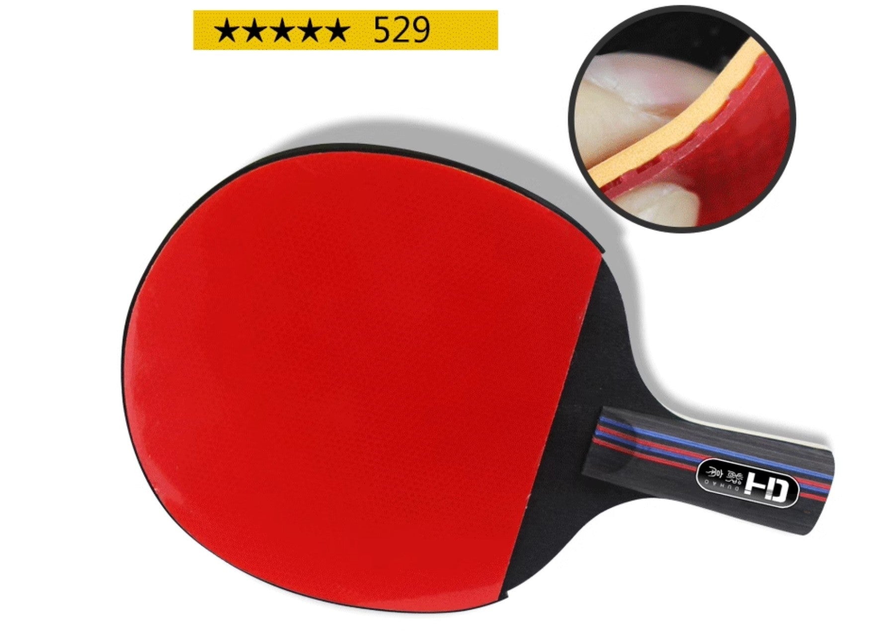 5-Star Professional Training Table Tennis Rackets set