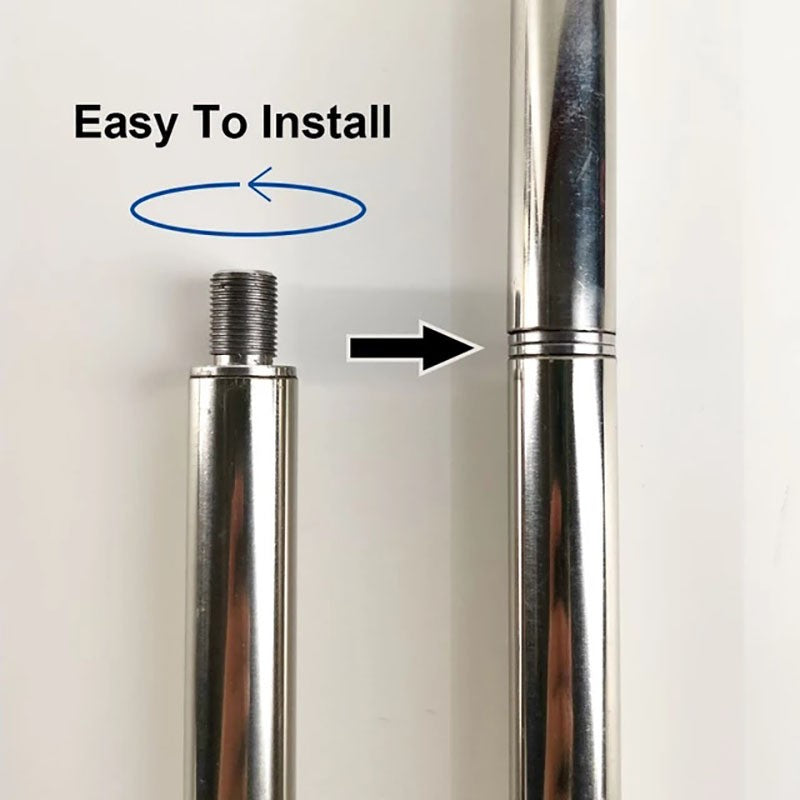 9 inches Stainless Steel Turning Pizza Peel - Long Handle