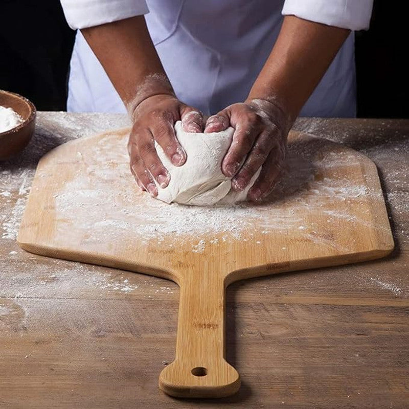 16 inches Bamboo Pizza Paddle and Serving Board