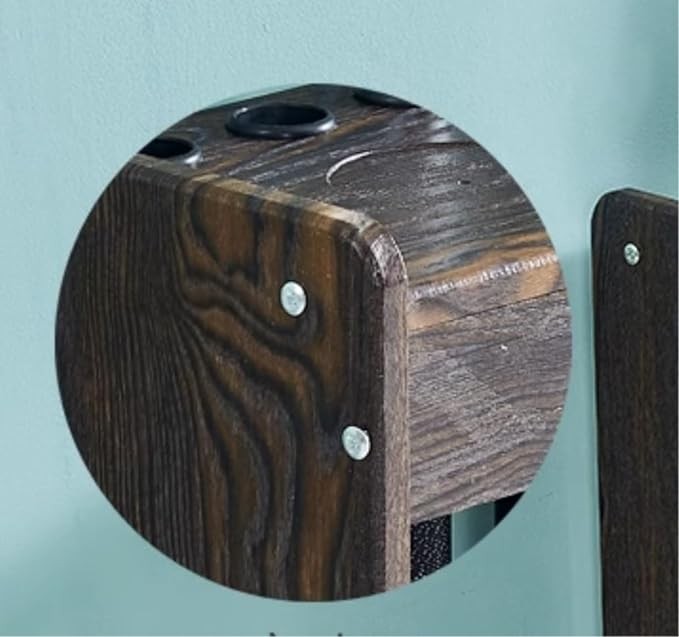 6 Holes Pool Cue Holder Floor Stand