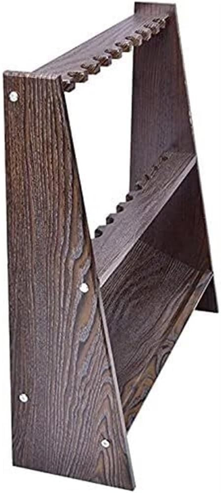 10 Holes Vintage Style Pool Cue Rack