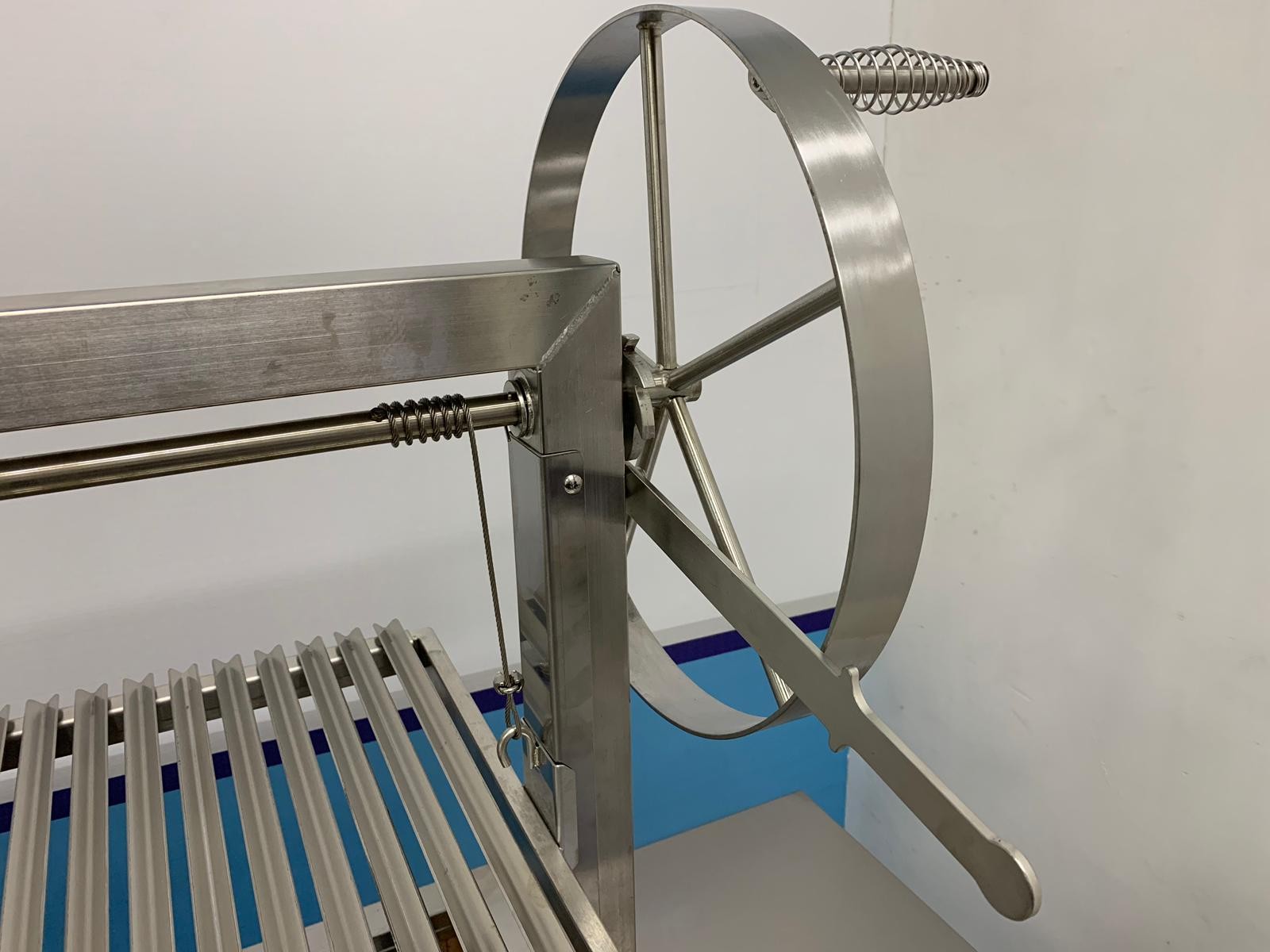 Full stainless steel Argentine style charcoal BBQ Grill