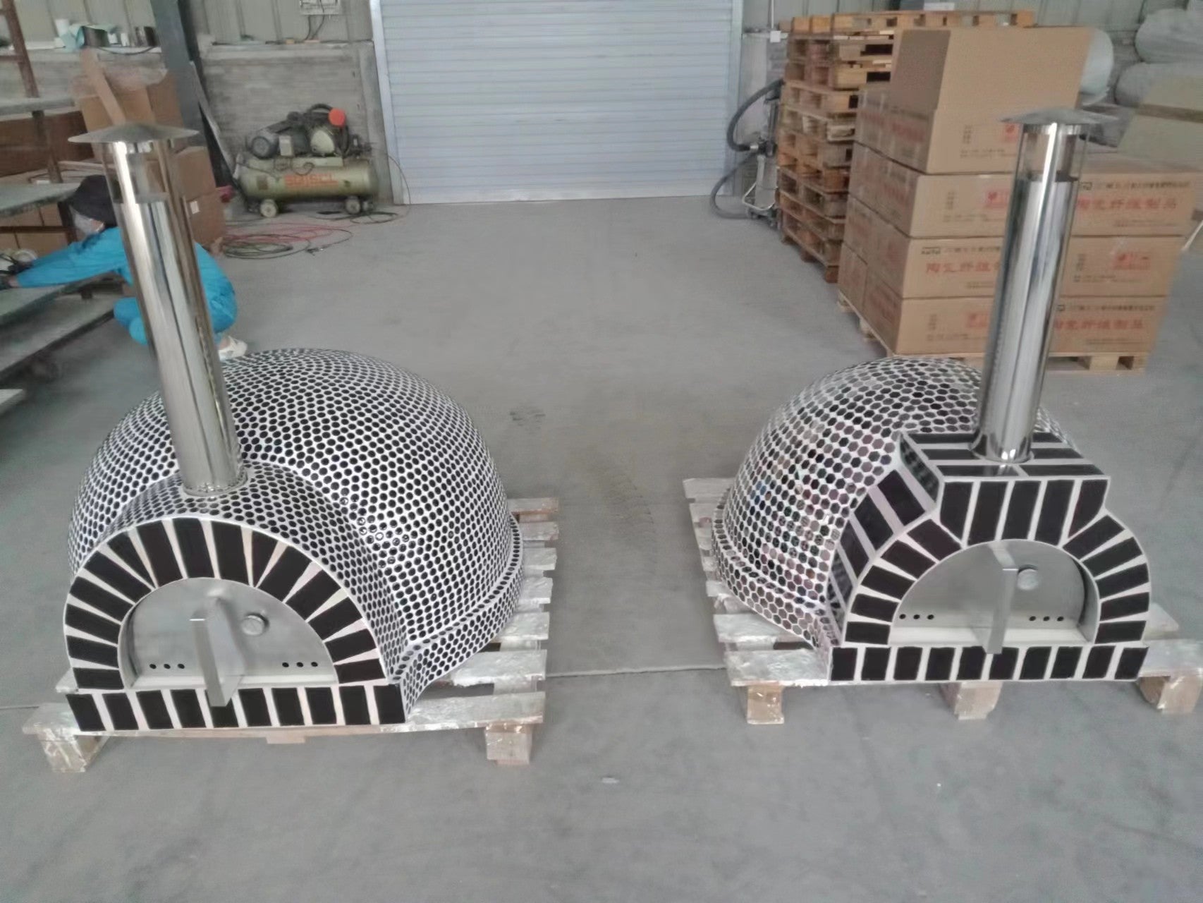 Mosaic Wood Fire Pizza Oven