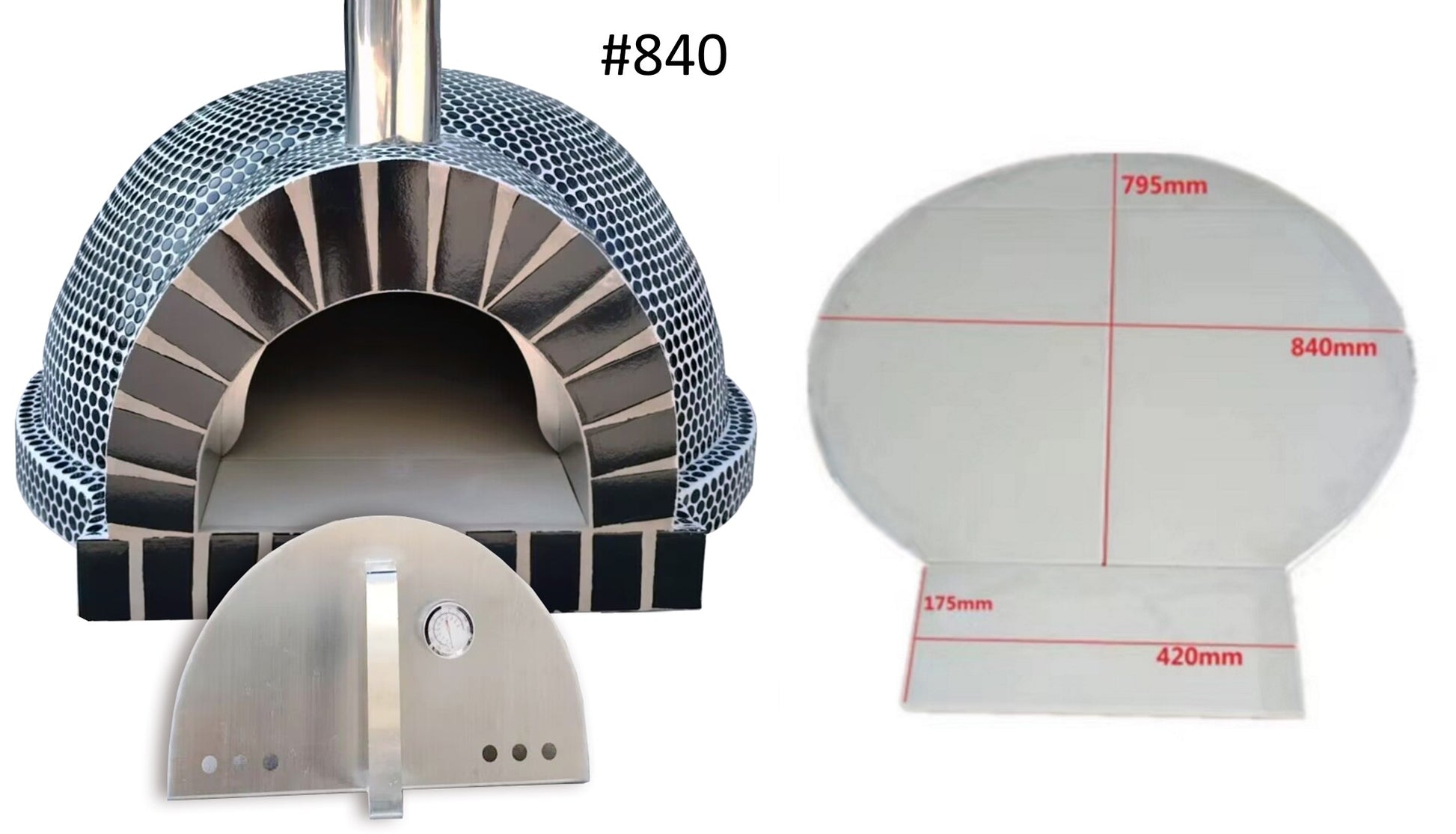 Mosaic Wood Fire Pizza Oven