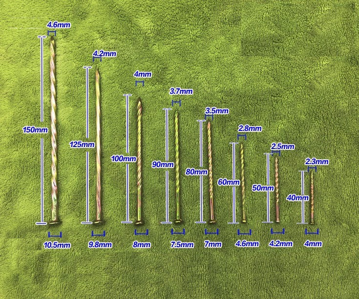 Turf anchor nail 5 inches - 50 pack