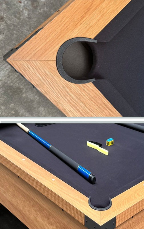 Venus V2 8FT 3IN1 POOL TABLE with BALL RETURN FUNCTION