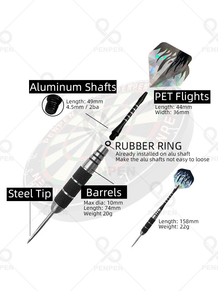 Premium Steel Tip Darts Gift Set