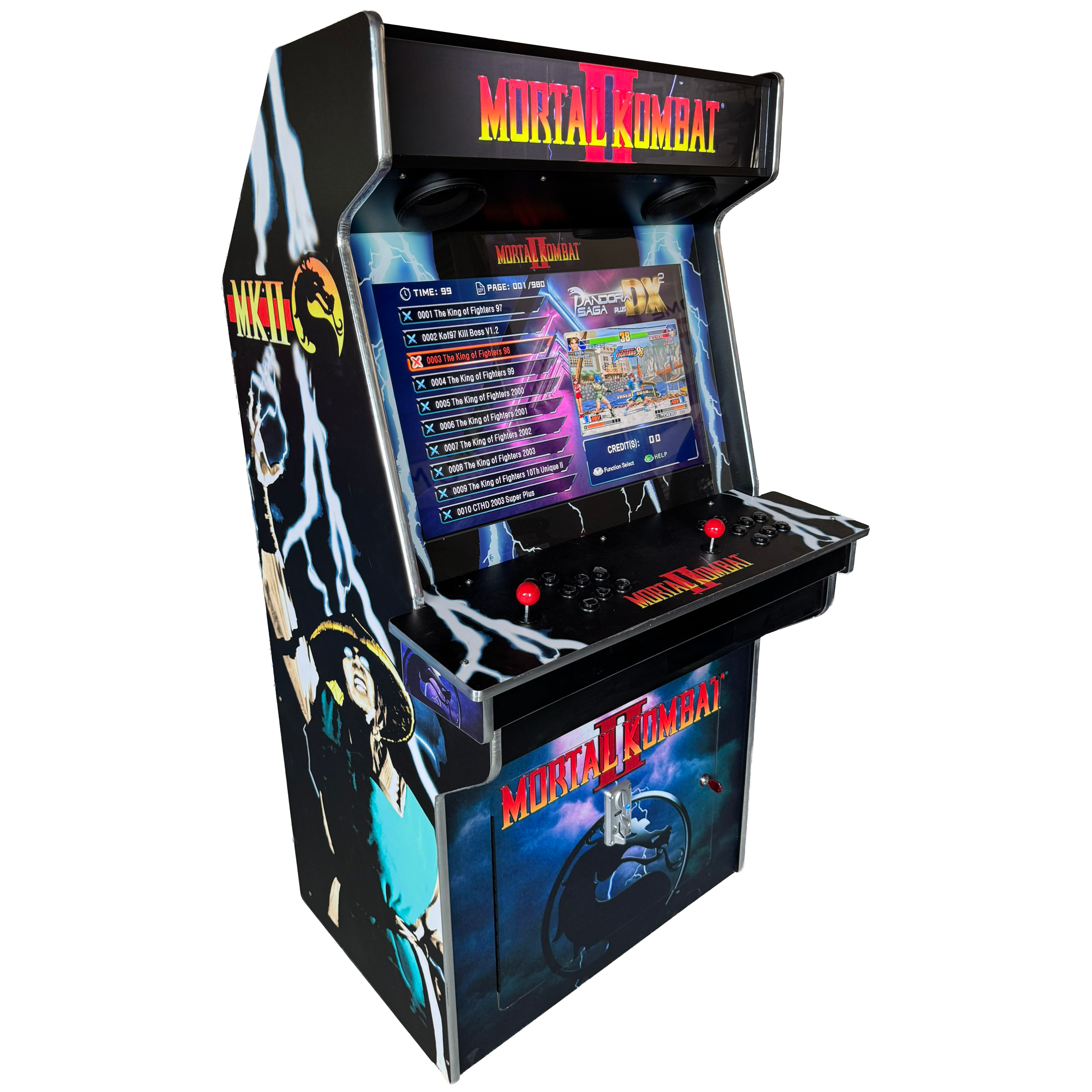 32″ LCD 2 Player Upright Arcade Machine - Mortal Kombat II