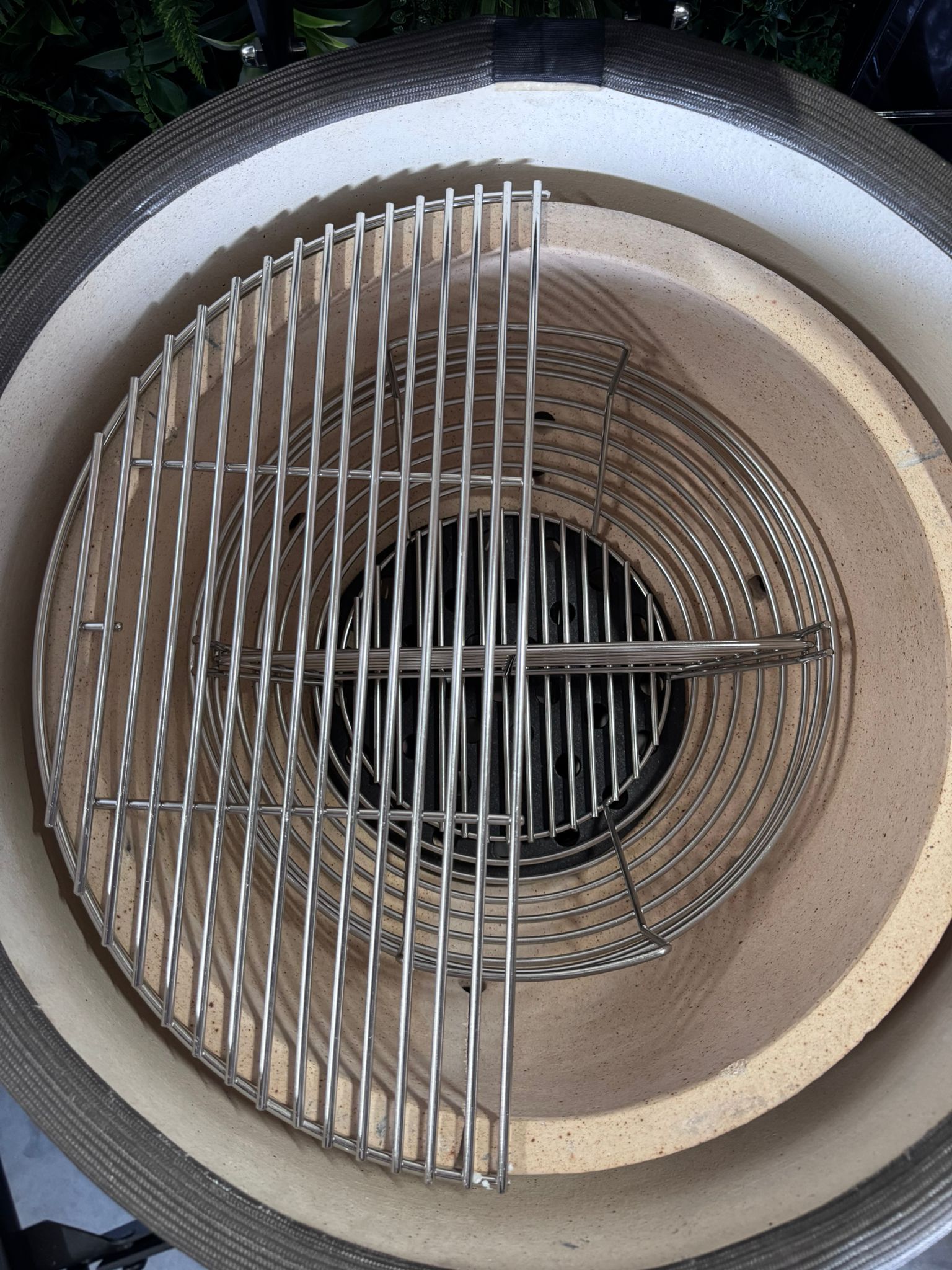 Master Grill Half Moon Stainless Steel Grid