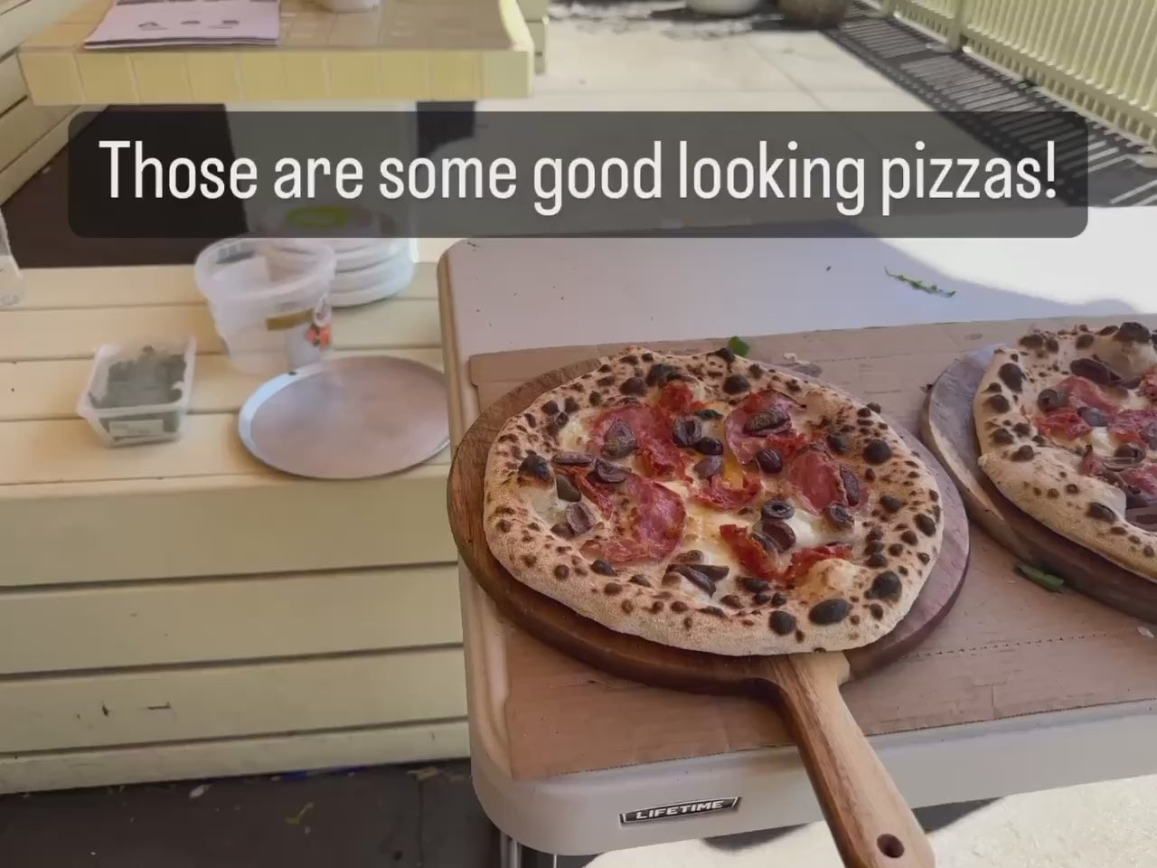 Load video: Master Grill 16" Portable Gas Pizza Oven